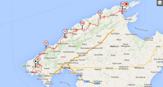 Trofeo Andratx profile and map